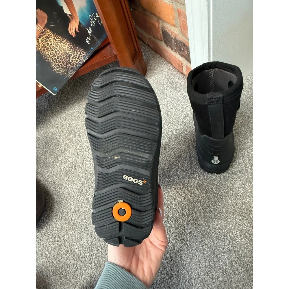 Auth Little Kids Bogs Neo Classic Black Winter Snow Insulated Boots Size 11 C